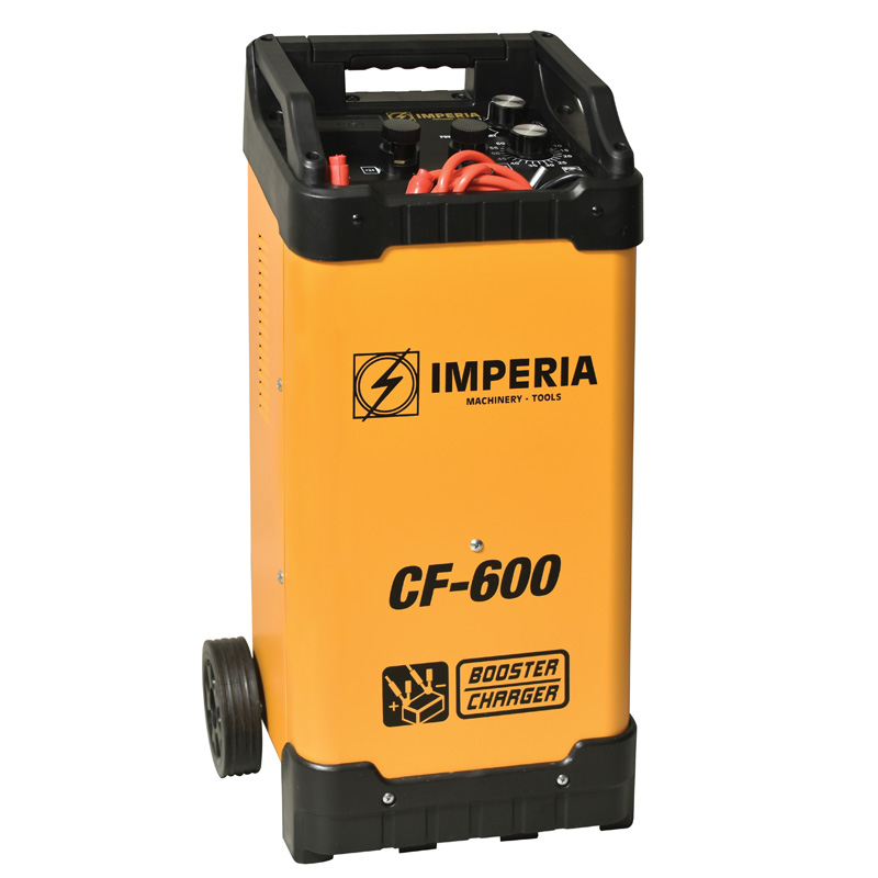 75A 12V/24V Φορτιστής & Εκκινητής Τροχήλατος CF-600 - IMPERIA 65615 (500A Εκκίνηση - 1500W)