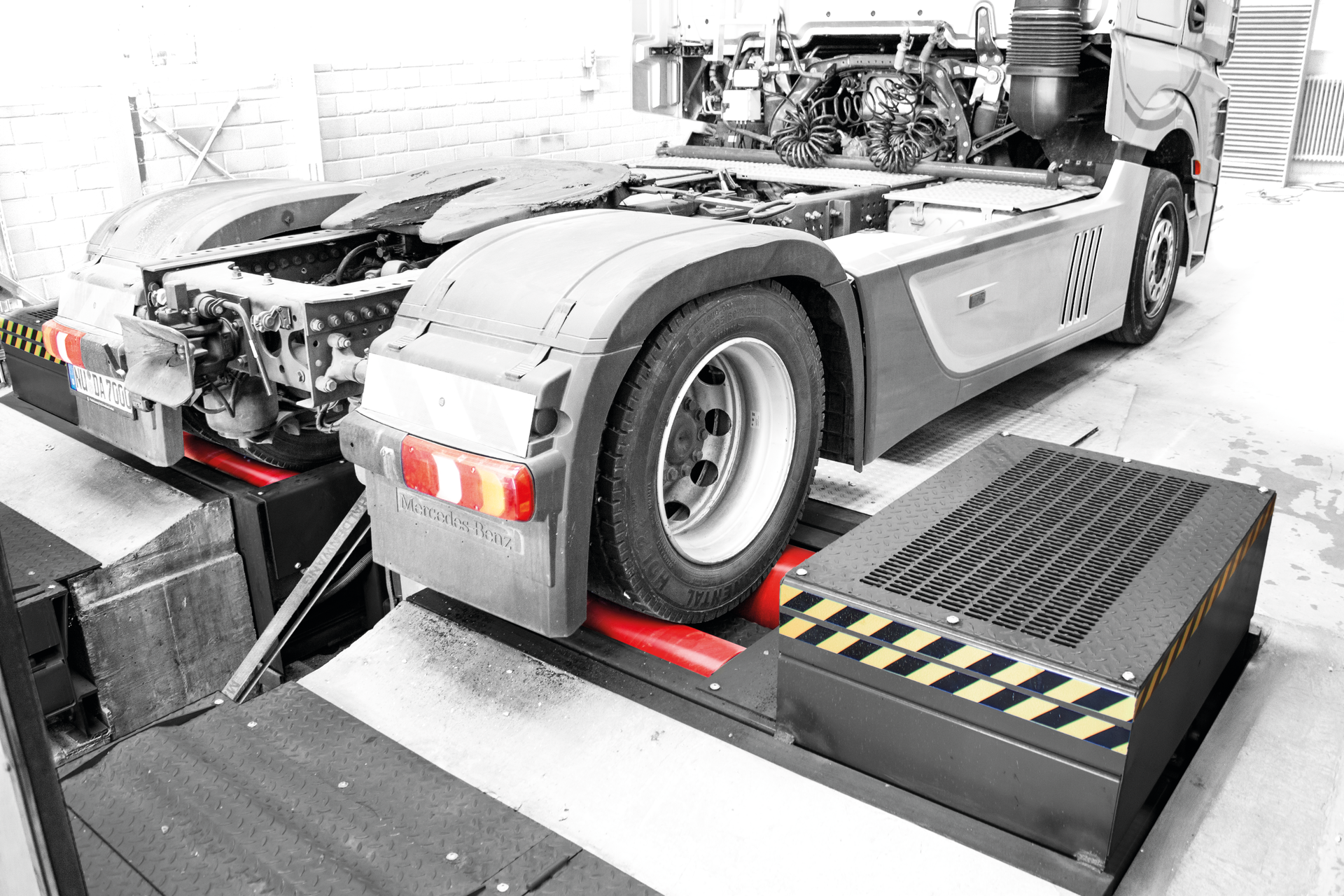 MAHA R 200/2 Divided - Δυναμόμετρο Φορτηγών Διαιρούμενο (Double Roller Truck Dyno)