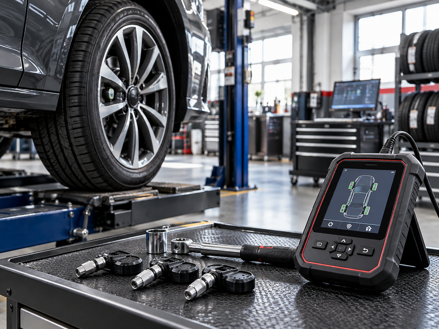 TPMS: Πλήρης Οδηγός για Αισθητήρες Πίεσης Ελαστικών, Διάγνωση, Προγραμματισμό & Relearn Φωτογραφία από TPMS: Πλήρης Οδηγός για Αισθητήρες Πίεσης Ελαστικών, Διάγνωση, Προγραμματισμό & Relearn