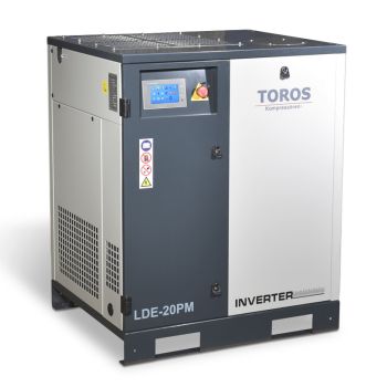 20HP Κοχλιοφόρος Αεροσυμπιεστής Inverter - TOROS 602114 (Τριφασικός - VSD Μόνιμου Μαγνήτη)