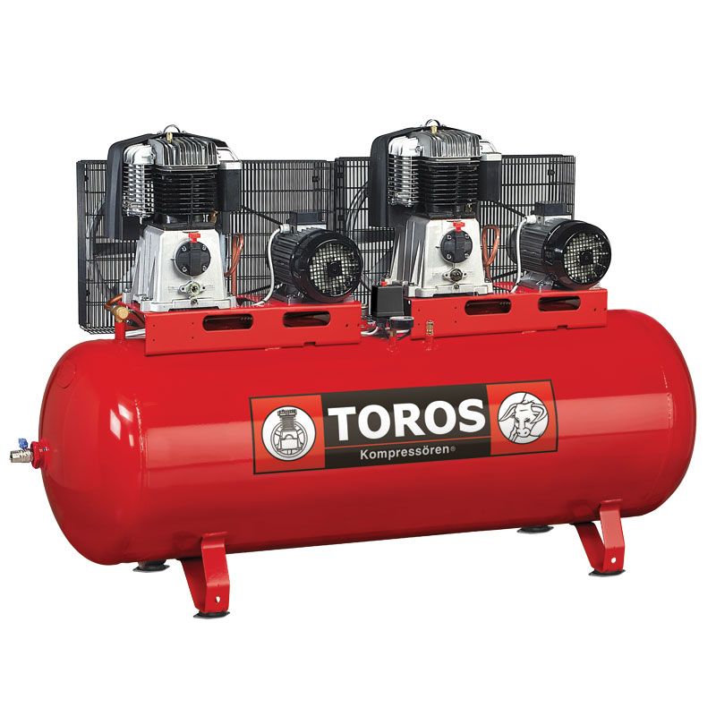 500Lt 15HP (2x7.5HP) Αεροσυμπιεστής Tandem - TOROS 602072 (Τριφασικός - 2xΚεφαλές BK119) Φωτογραφία από 500Lt 15HP (2x7.5HP) Αεροσυμπιεστής Tandem - TOROS 602072 (Τριφασικός - 2xΚεφαλές BK119)