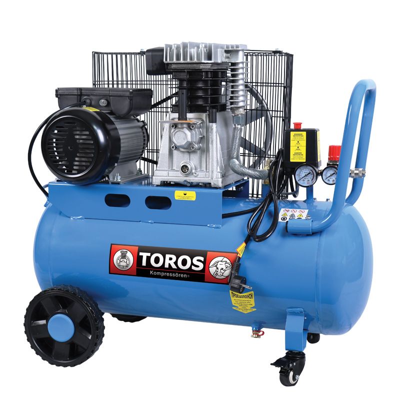 50Lt 3HP Αεροσυμπιεστής Αέρος - TOROS 602083 (Με Ιμάντα - 230V) Φωτογραφία από 50Lt 3HP Αεροσυμπιεστής Αέρος - TOROS 602083 (Με Ιμάντα - 230V)