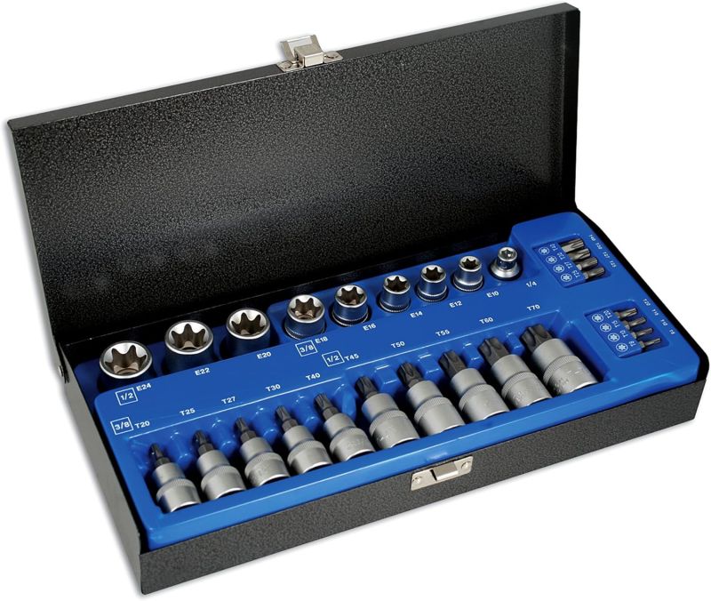 27 Τεμάχια Σετ Καρυδάκια και Μύτες Star Torx Laser 2982 - Stasinos Φωτογραφία από 27 Τεμάχια Σετ Καρυδάκια και Μύτες Star Torx Laser 2982 - Stasinos